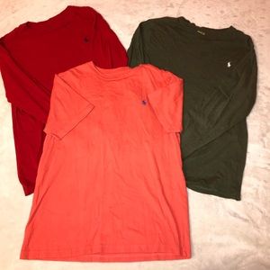 Bundle of 3 polo shirts